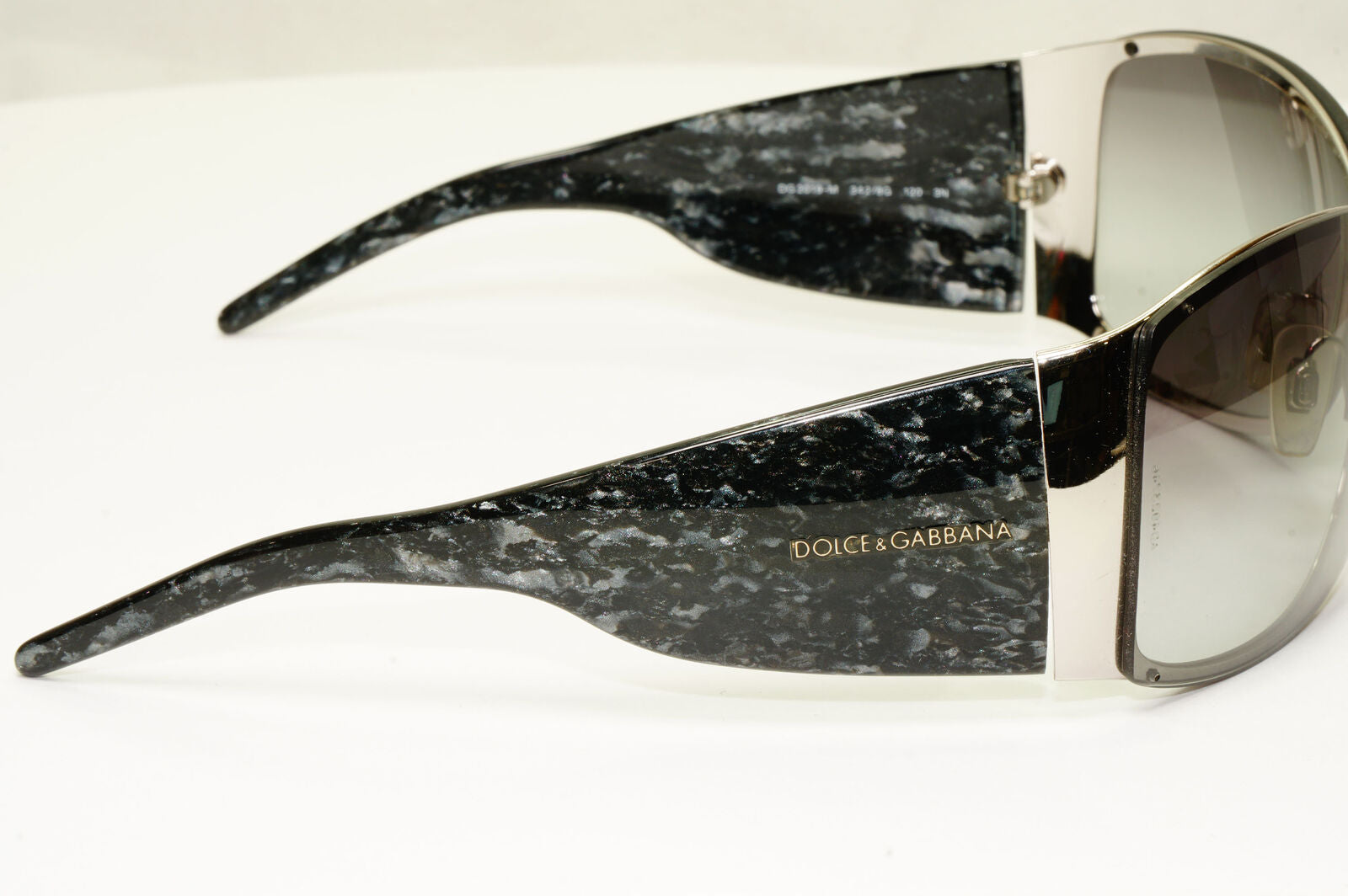 Dolce & Gabbana Womens Vintage Sunglasses Marble Grey DG 2019 342/8G 36331