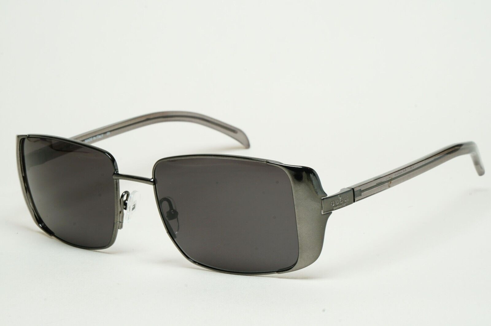 Gucci Sunglasses 1999 Vintage Black Gunmetal Squre GG 2657/S TW3 52mm 100225