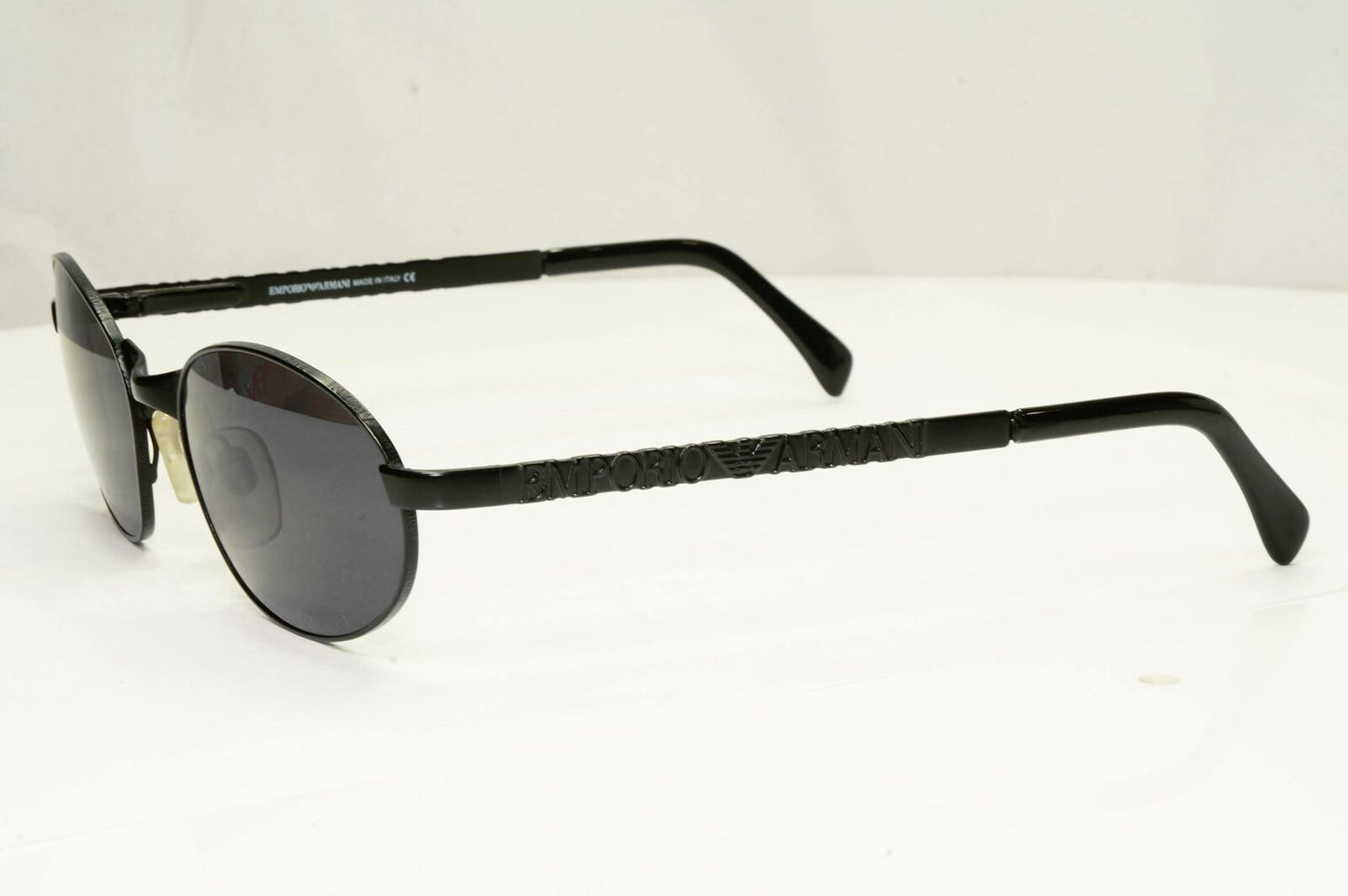 Emporio Armani 1997 Vintage Sunglasses Mens Womens Metal Black Square 107-S 706
