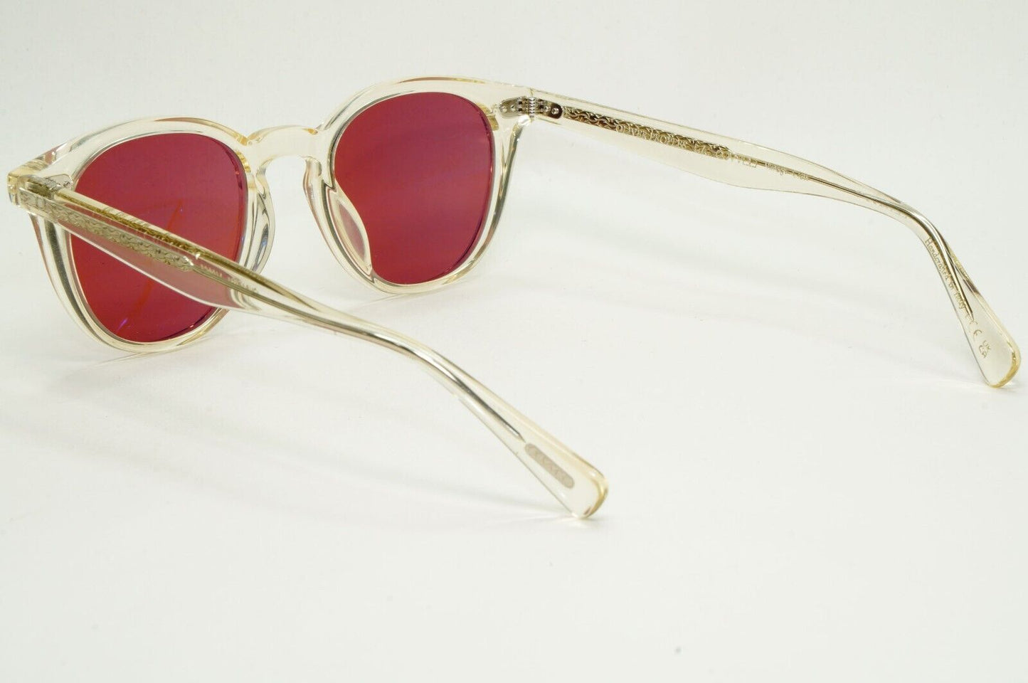 Oliver Peoples Desmon Sunglasses Transparent Yellow Bordo OV 5454SU 1692/C5 48mm