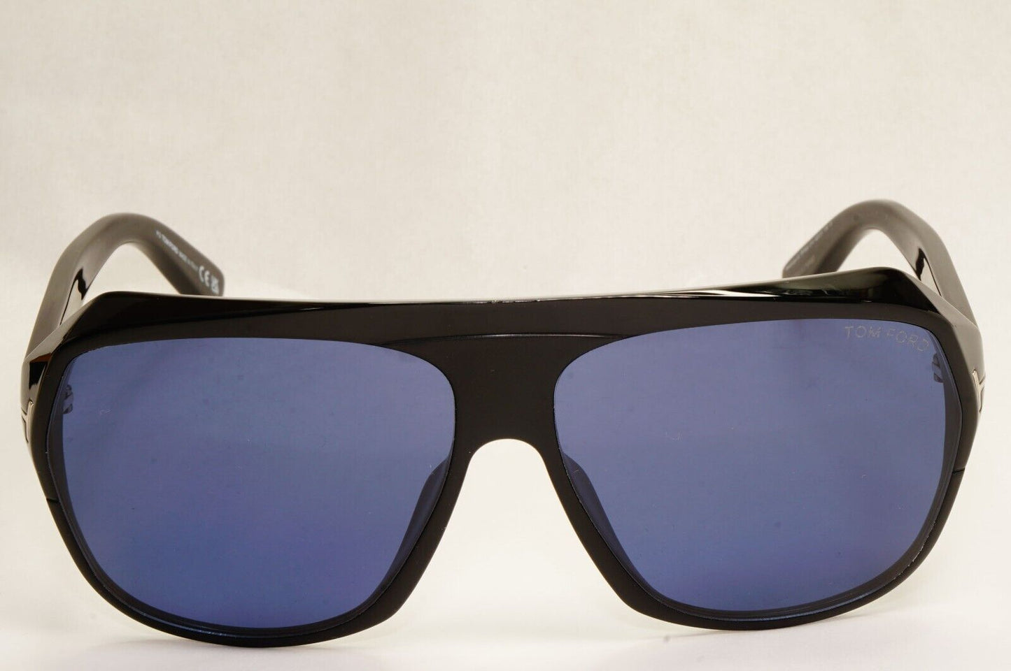 Tom Ford Sunglasses Hawkings-02 Black Glossy Dark Blue FT0908 TF 908 01V 62mm