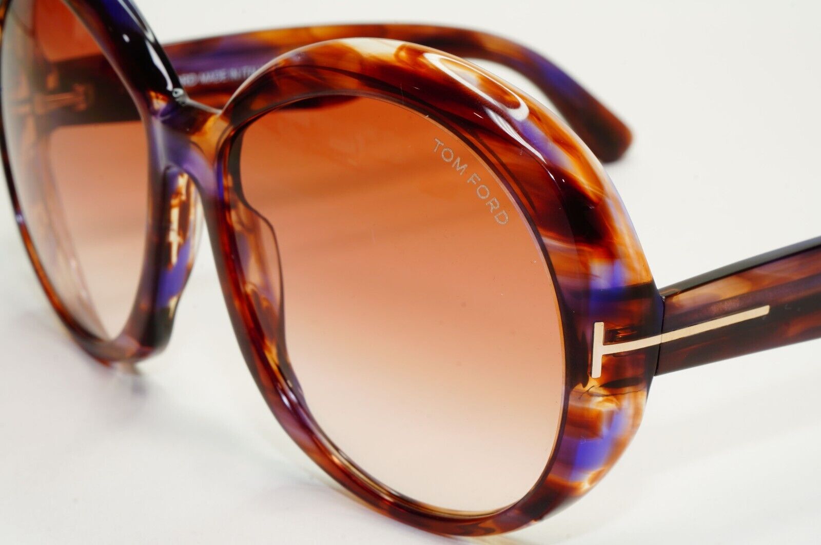 Tom Ford Sunglasses Annabelle Brown Havana Oversized Large FT1010 TF 1010 55Z
