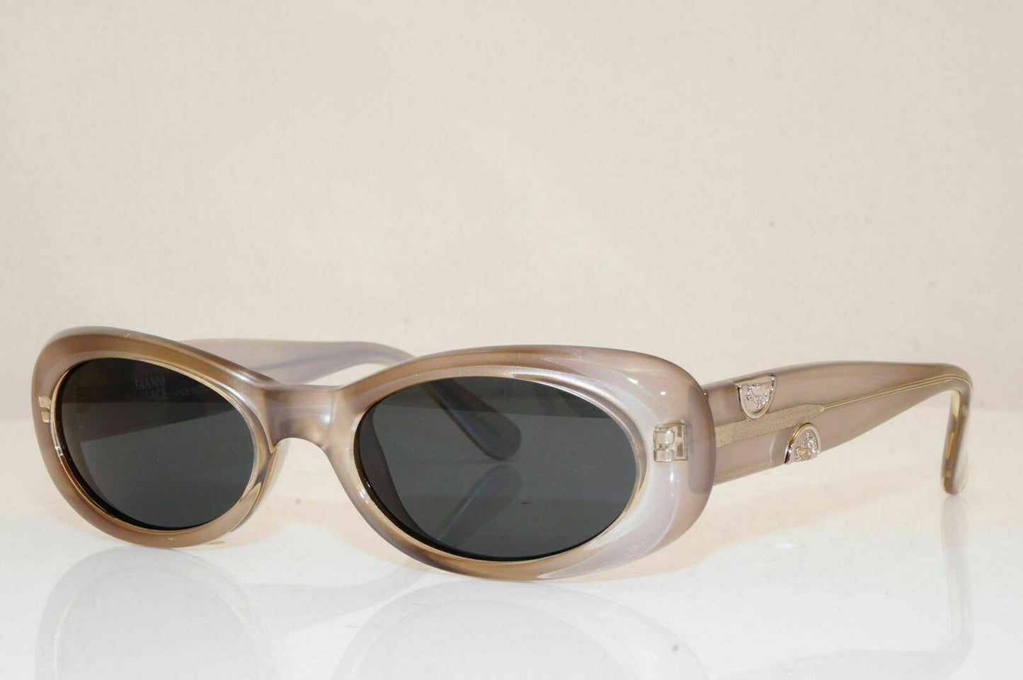 Authentic Gianni Versace 1996 Vintage Sunglasses Grey Medusa MOD 248 COL 326
