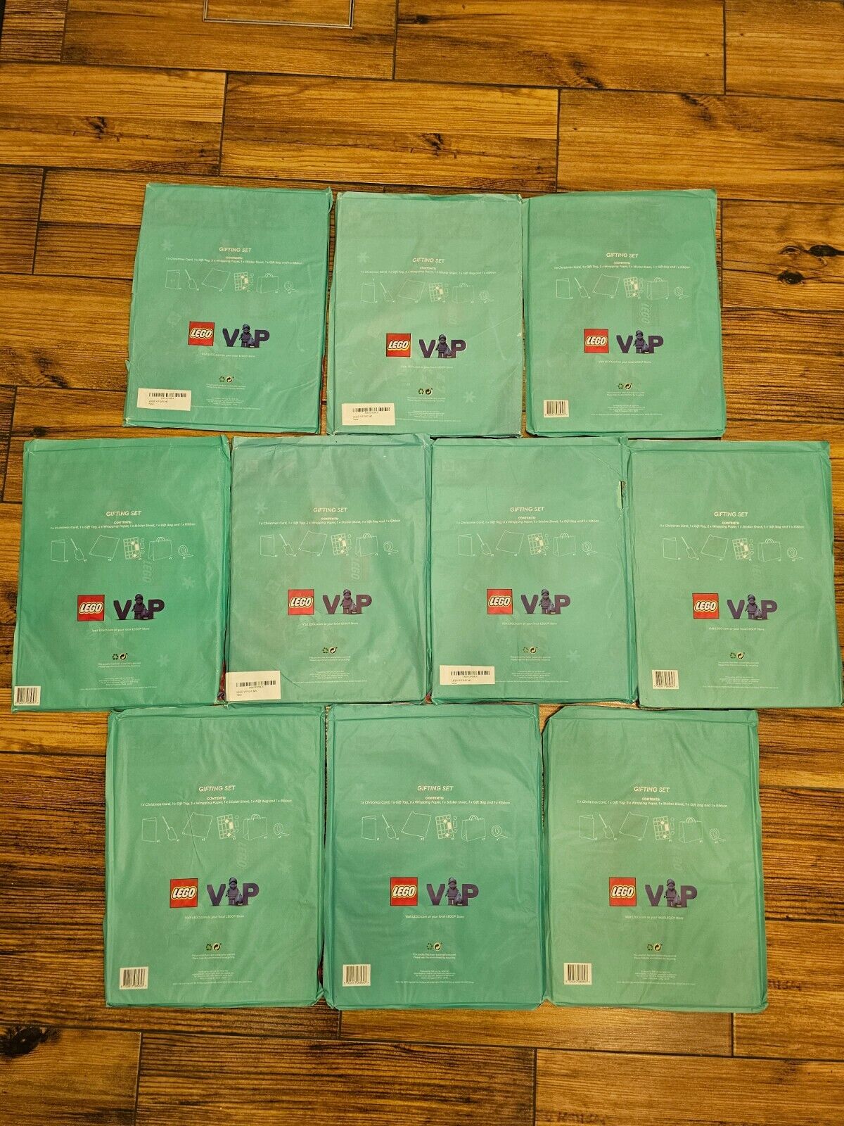 LEGO Job Lot 10 x VIP Gifting Gift Wrapping Packing Set Christmas Bag Wholesale