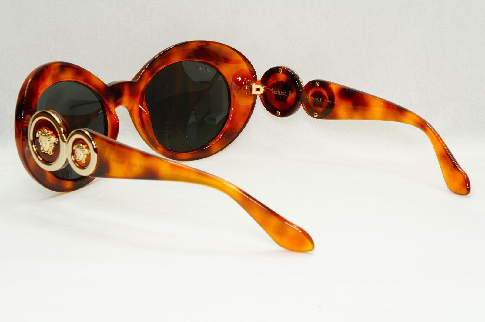 Versace Sunglasses Brown Gold Medusa 96 Tribute Collection MOD VE 4329 5214/87