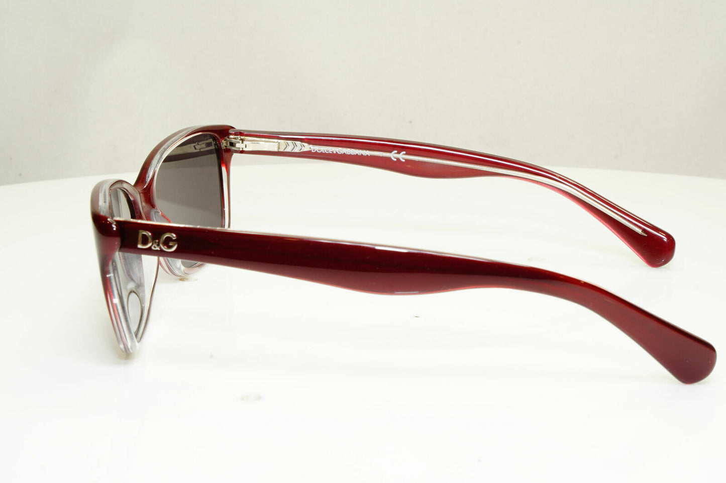 Dolce & Gabbana Burgundy Sunglasses Black Rectangle Bordo D&G DD 1246 2001 30171