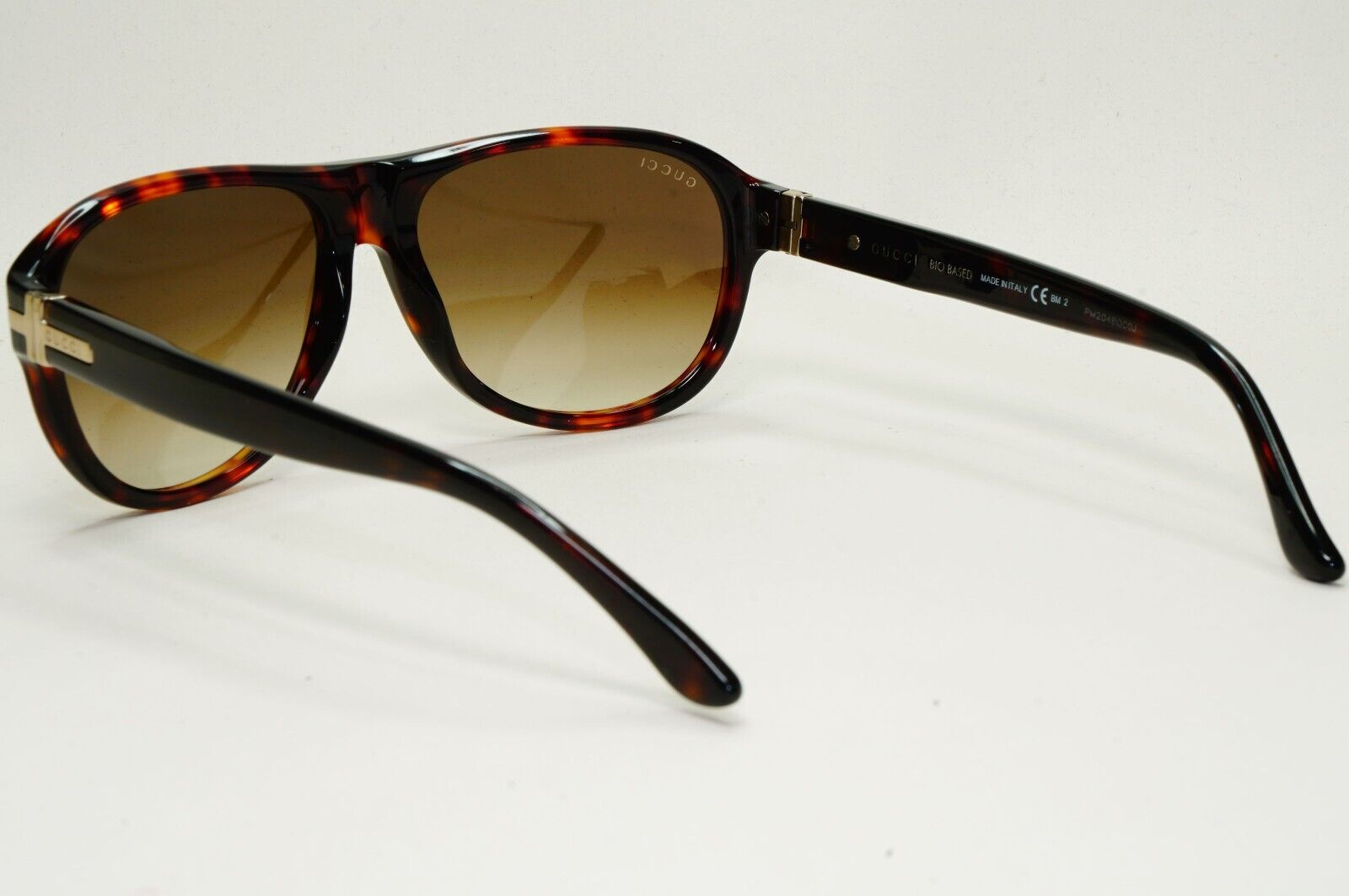 Gucci Sunglasses 2012 Vintage Brown Gold Pilot Unisex GG 1051/S WR9CC 171024