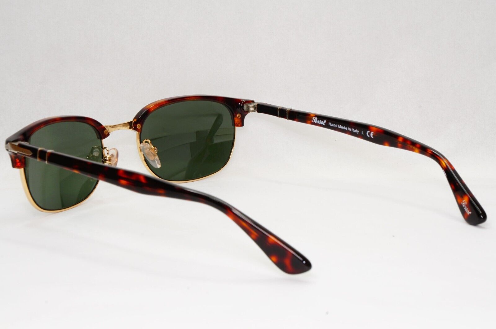 Persol Sunglasses 2015 Brown Tortoise Green Rectangle Vintage 8139-S 24/31 52mm