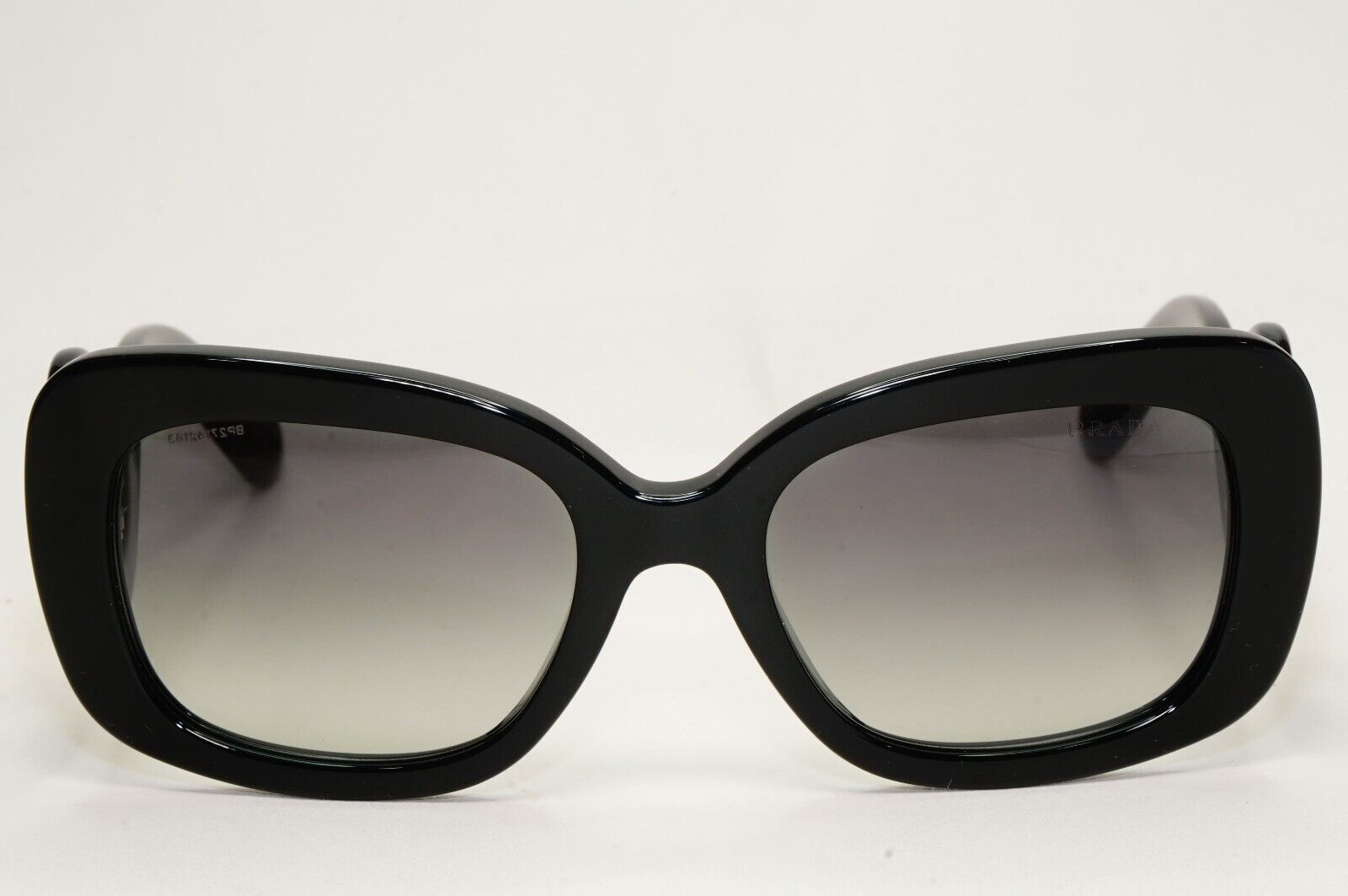 Prada Sunglasses Baroque Swirl Black Grey Square PR27OS-A SPR 27O-A 1AB-3M1