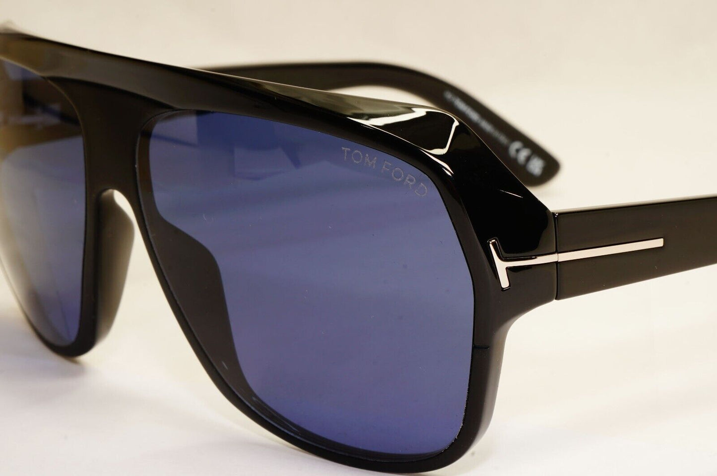 Tom Ford Sunglasses Hawkings-02 Black Glossy Dark Blue FT0908 TF 908 01V 62mm