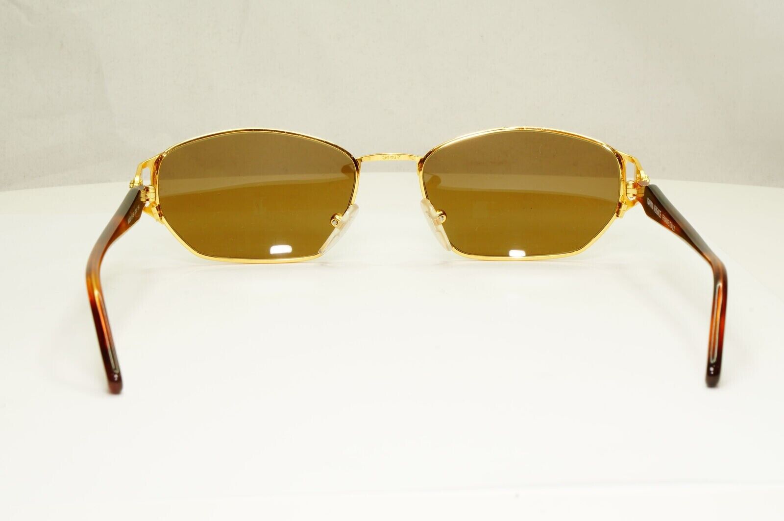 Gianni Versace 1995 Vintage Gold Medusa Havana Brown Sunglasses MOD G45 COL 19L