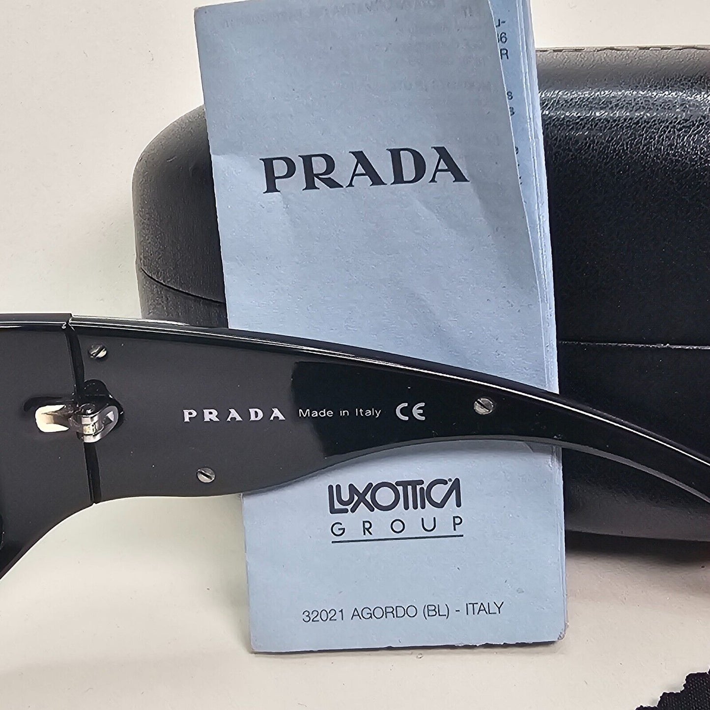 Prada Sunglasses 2006 Vintage Flame Wave Black PR03GS SPR 03G 1AB-1A1 061024