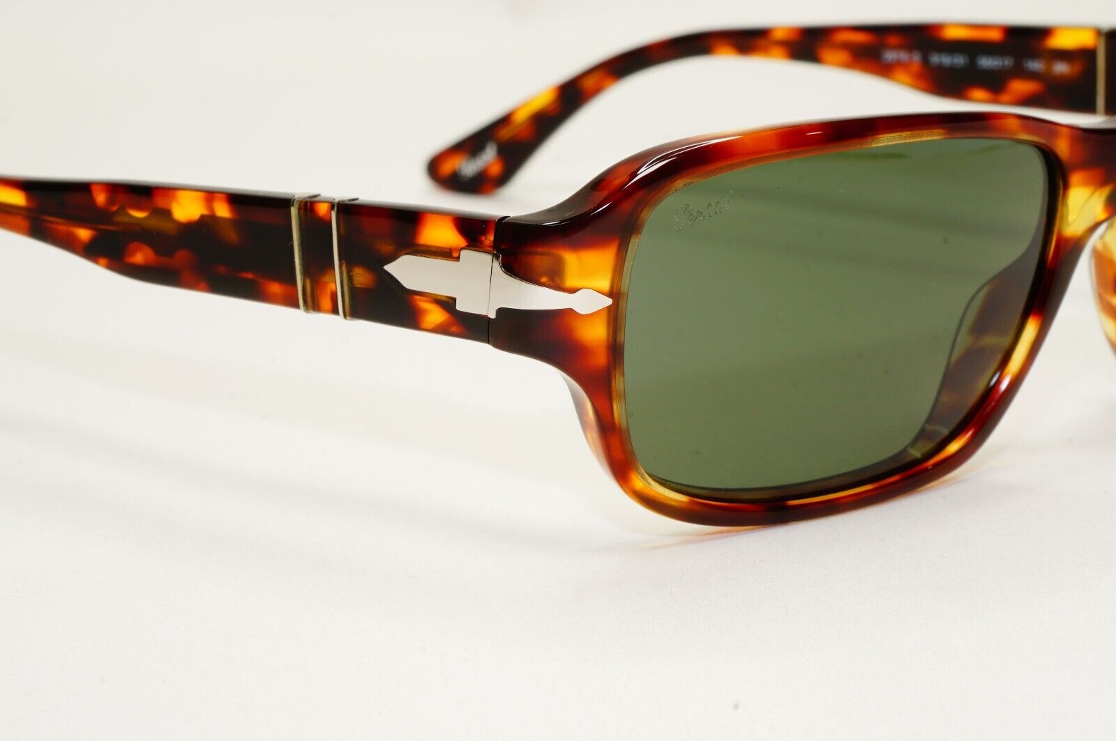 Persol Sunglasses 2012 Vintage Brown Tortoise Green Rectangle 2976-S 919/31 56mm