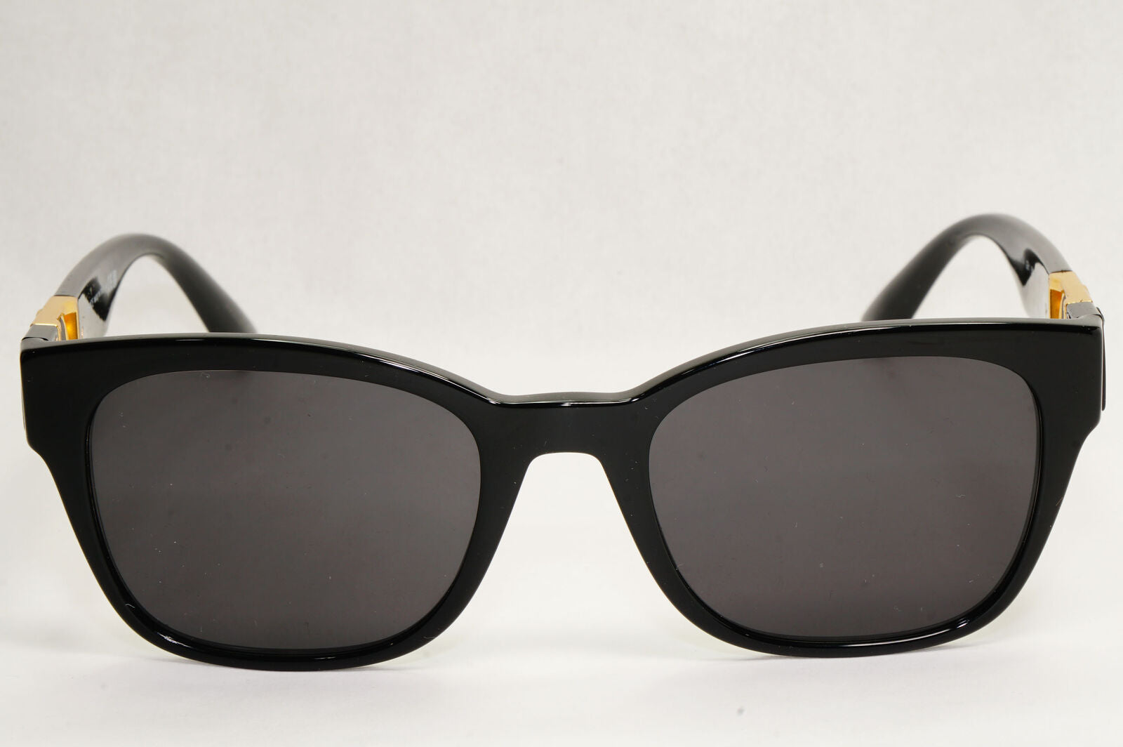 Versace Sunglasses Black Gold Medusa Square Unisex MOD 3314 GB1 52mm