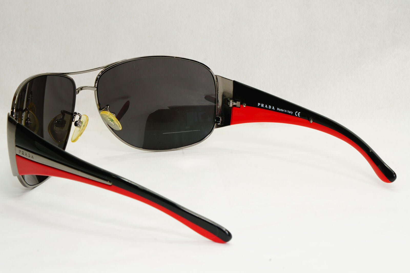 Prada Sunglasses 2006 Vintage Gunmetal Black Pilot PR75GS SPR 75G 5AV-1A1 180124