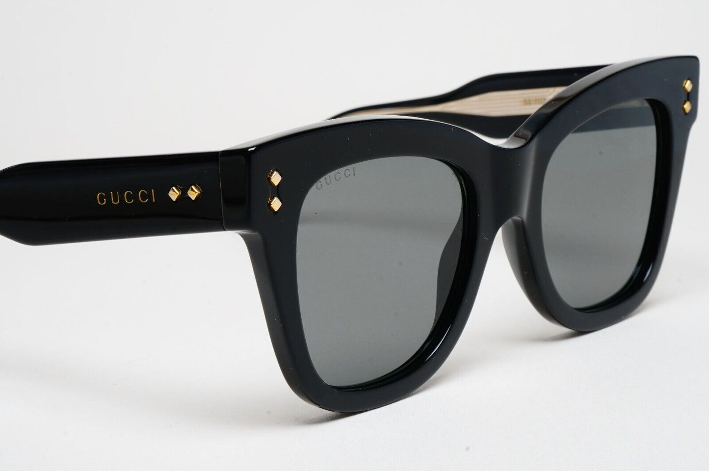 Gucci Sunglasses 2022 Black Oversized Square Large Glossy GG1082S 001 280125