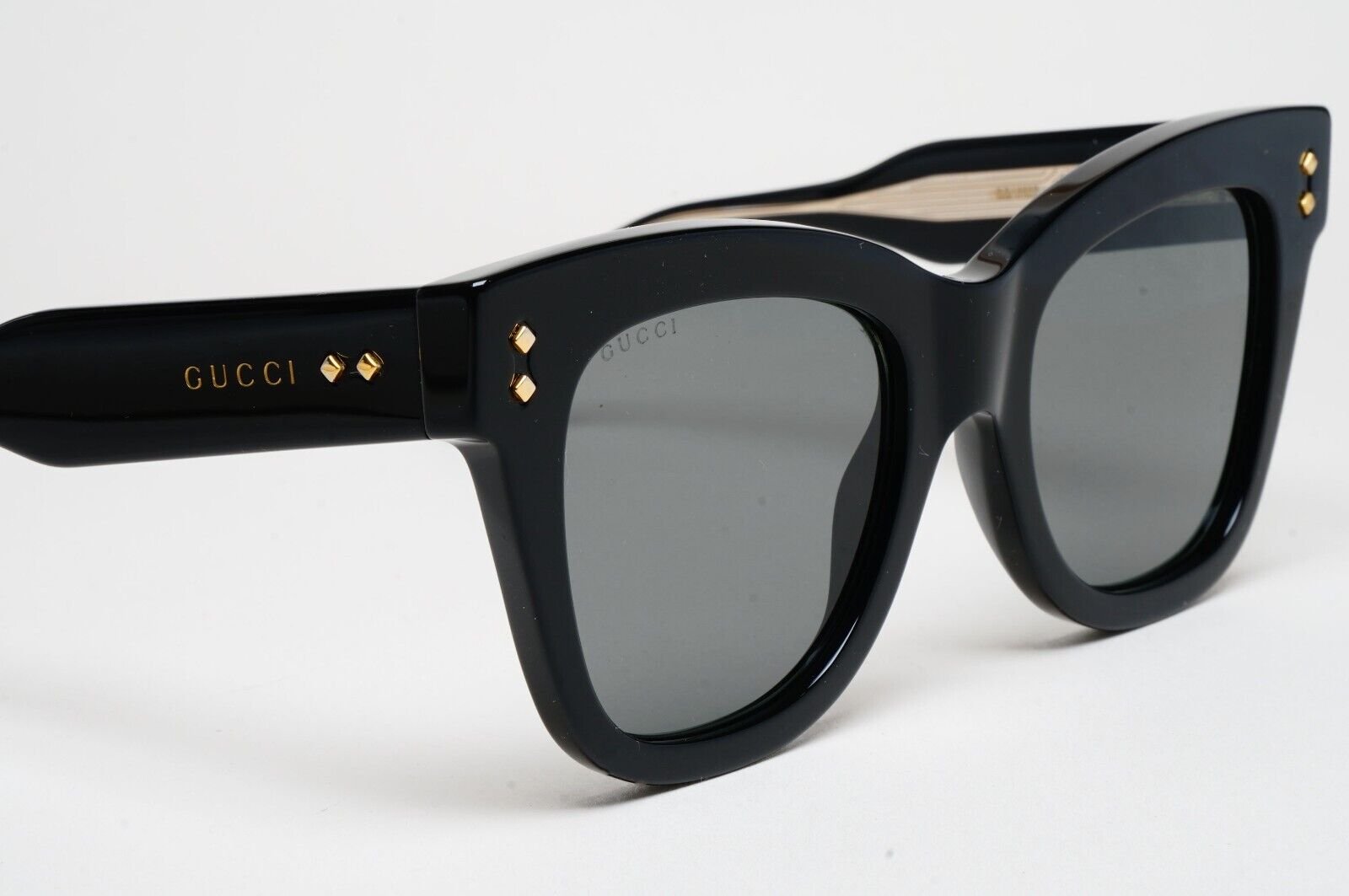 Gucci Sunglasses 2022 Black Oversized Square Large Glossy GG1082S 001 280125