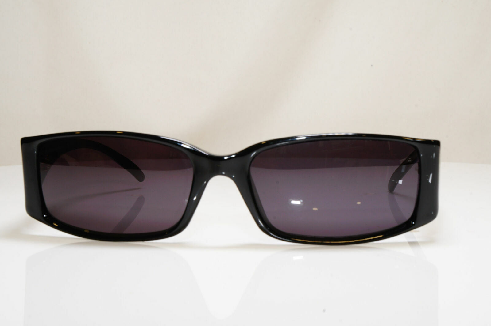 Authentic DOLCE & GABBANA Vintage Sunglasses Black Rectangle D&G 2201 B5 26535