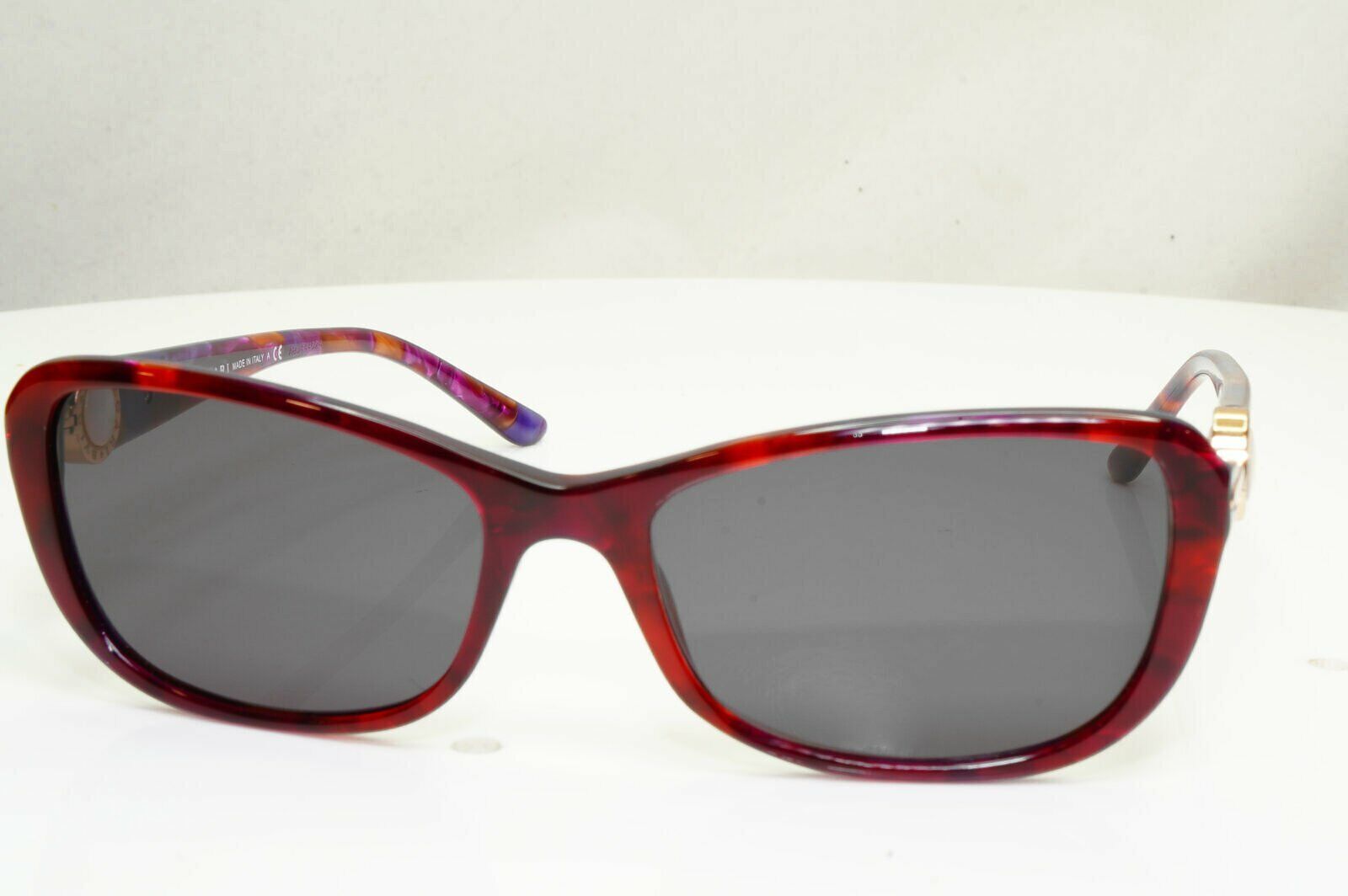 Bvlgari Pearl Gold Burgundy Sunglasses Bordo Rectangle Womens 4075 5270 30410