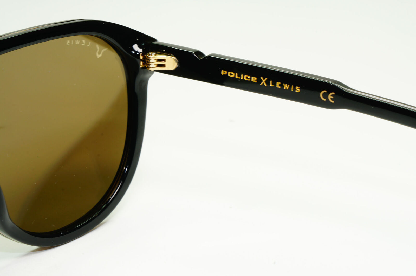Police Lewis Hamilton F1 Sunglasses Black Gold Mirror Pilot 22 SPL C50 COL BLKG