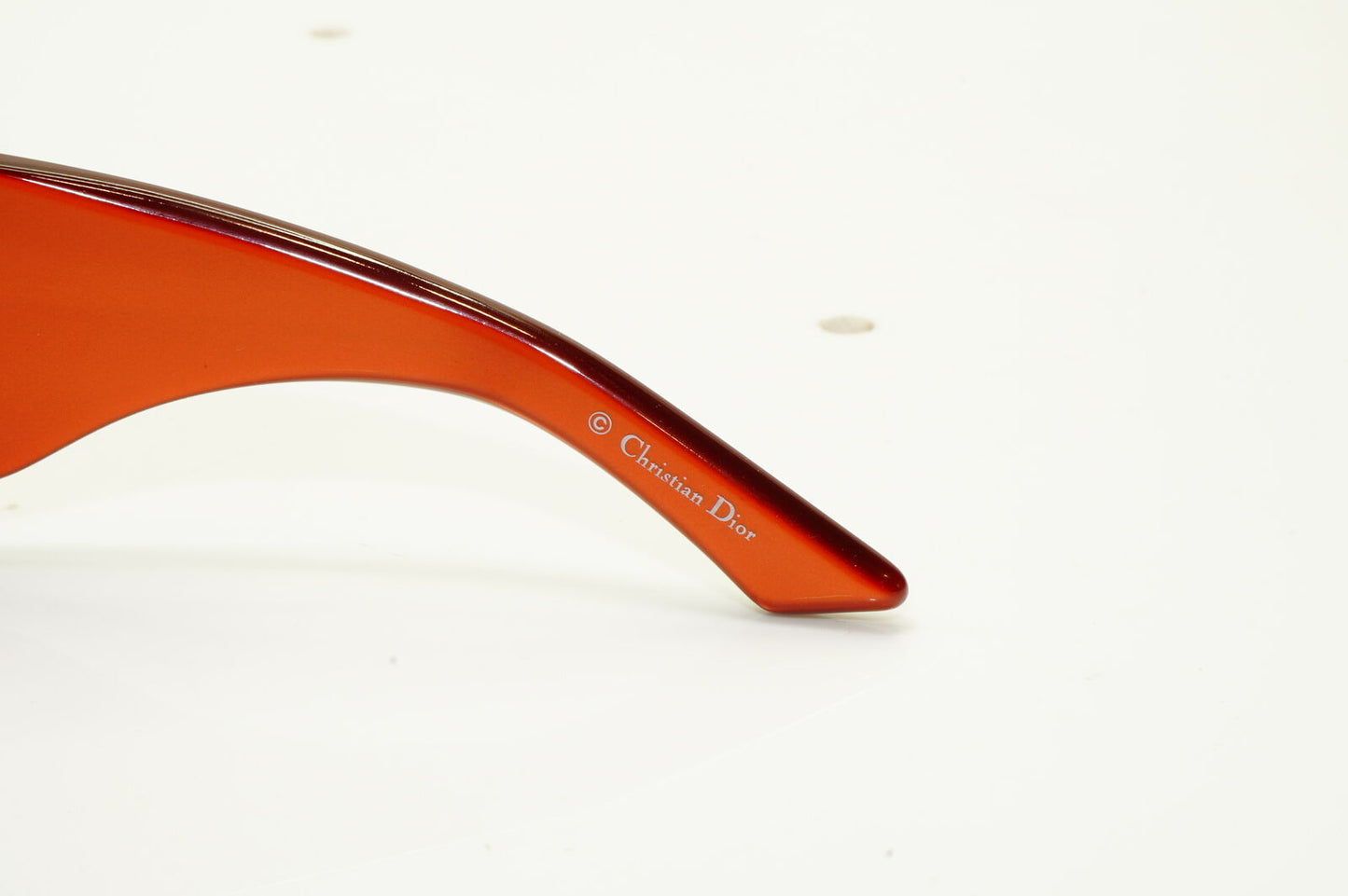 Authentic Dior Womens Rectangle Sunglasses Brown Havana Gold Shaded 1 QJPS2
