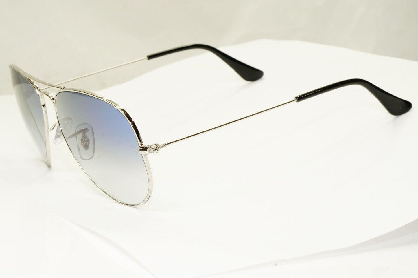 Ray-Ban Sunglasses Aviator Blue Gradient Silver Glass Lens RB 3025 003/3F 58mm