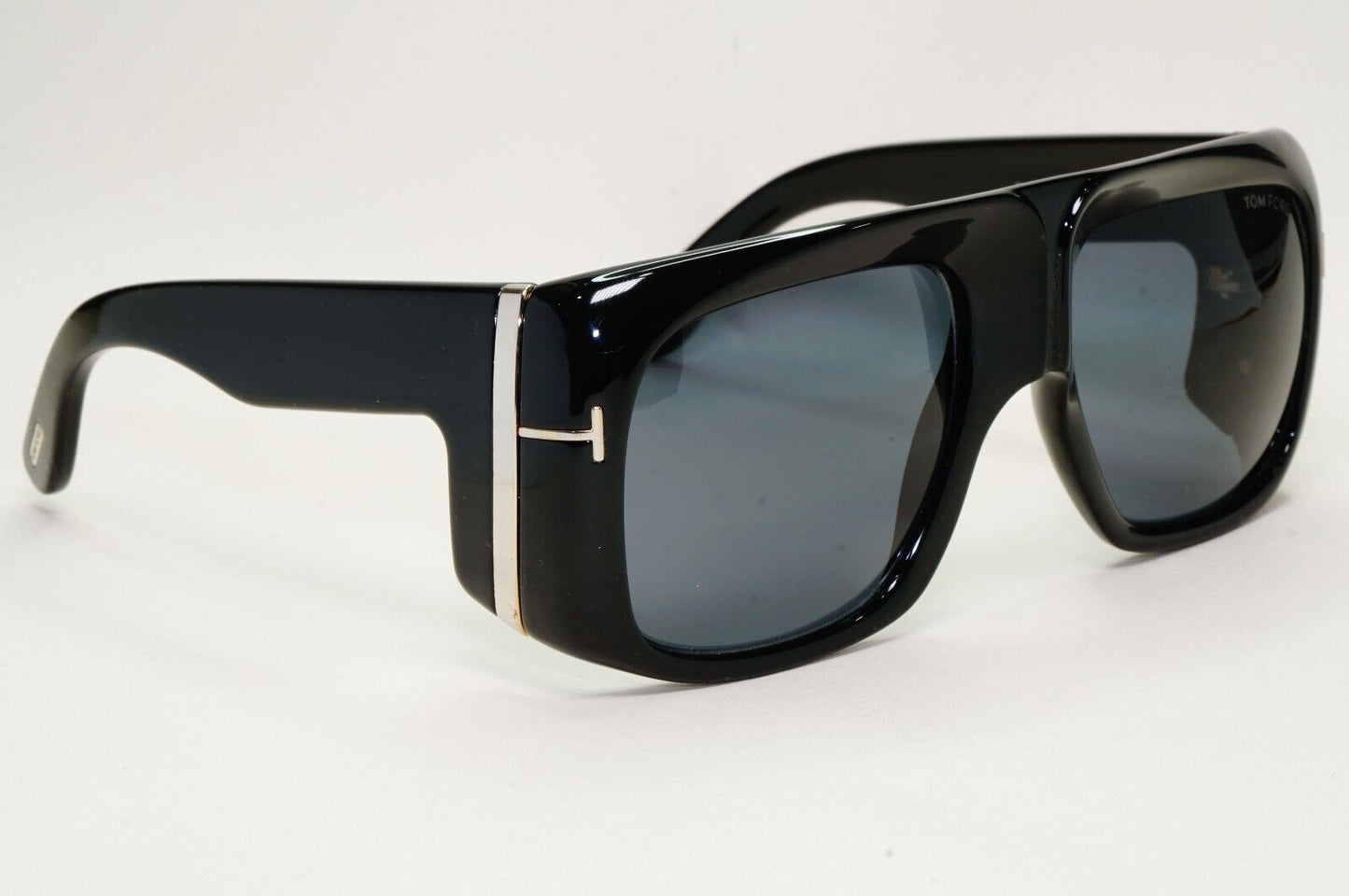 Tom Ford Sunglasses Gino Black Grey Square Oversized Large Heavy TF 733 01A