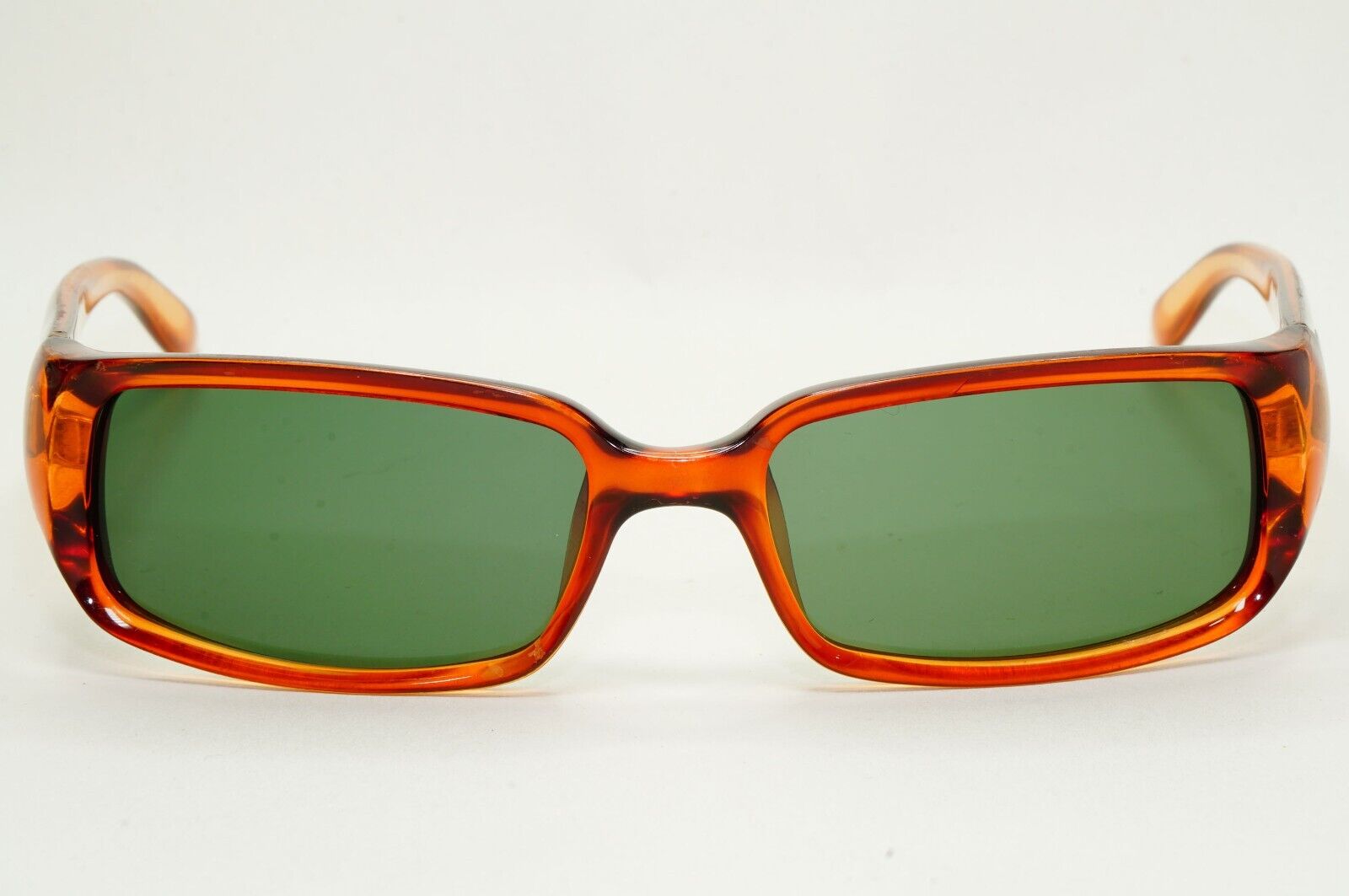 Gucci Sunglasses 1999 Vintage Brown Honey Green Rectangle GG 2455/S T8V 131024