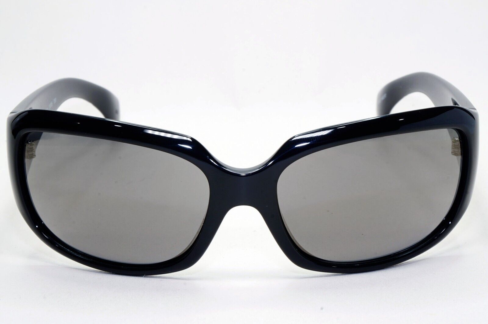 Calvin Klein Sunglasses 2005 Vintage Black Grey Wrap Retro 838S 090 121124