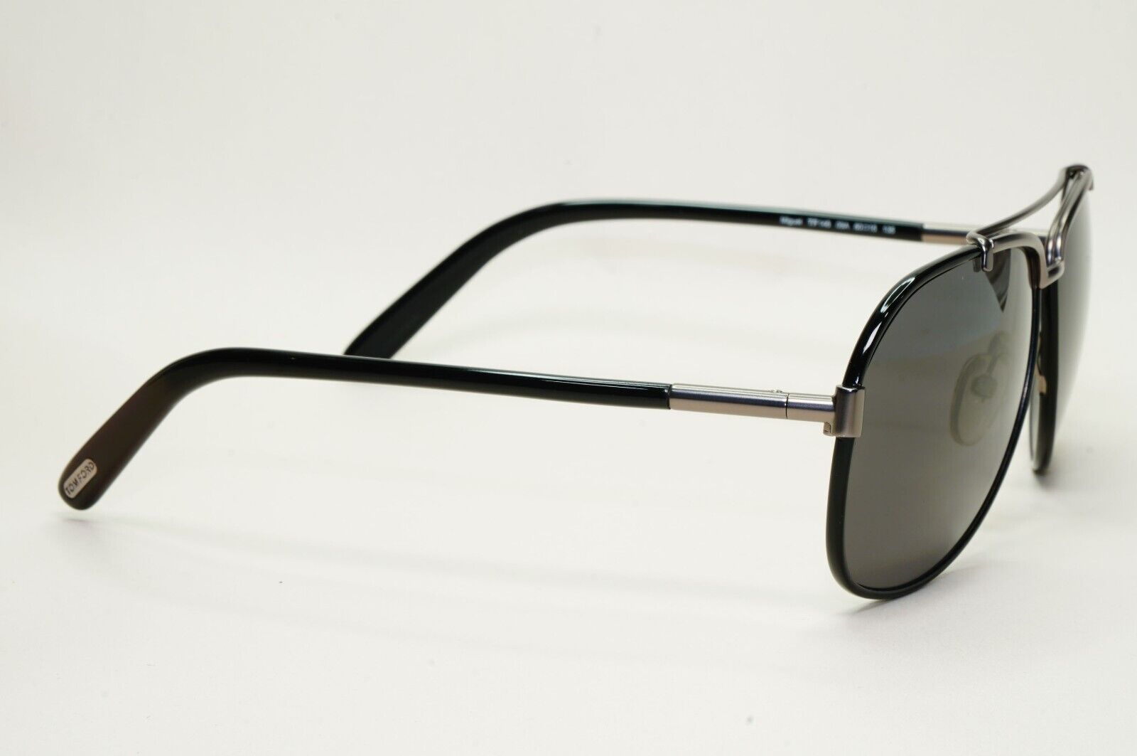 Tom Ford Sunglasses Miguel Pilot Black Smoke Metal FT0148 TF 148 09A 60mm