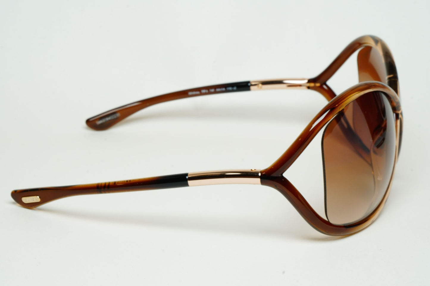 Tom Ford Sunglasses Whitney Gold Brown Gradient Wrap FT0009 TF 9 74F