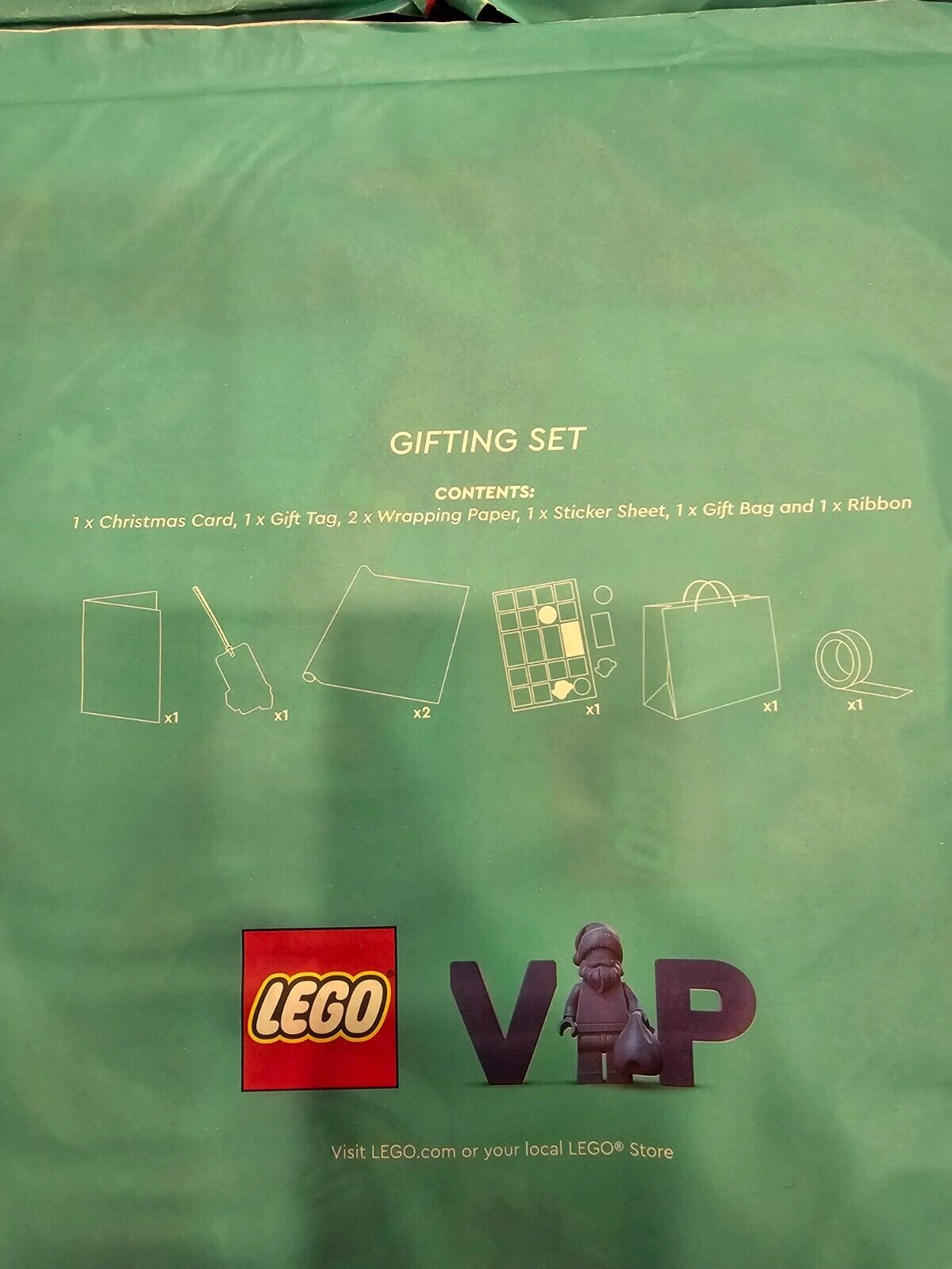 LEGO Job Lot 10 x VIP Gifting Gift Wrapping Packing Set Christmas Bag Wholesale