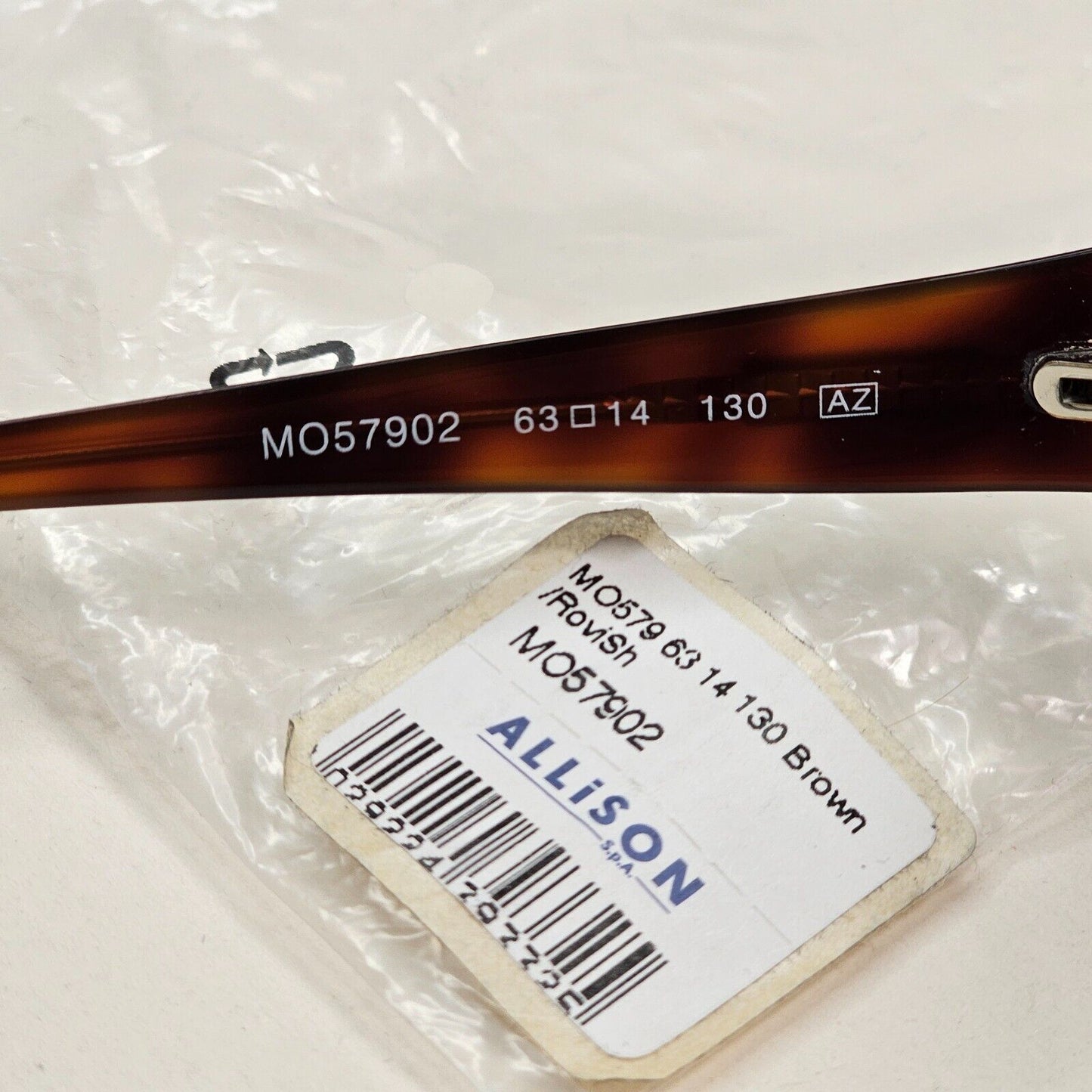 Moschino Sunglasses 2005 Vintage Brown Bronze Oval Heart MO579 02 101124