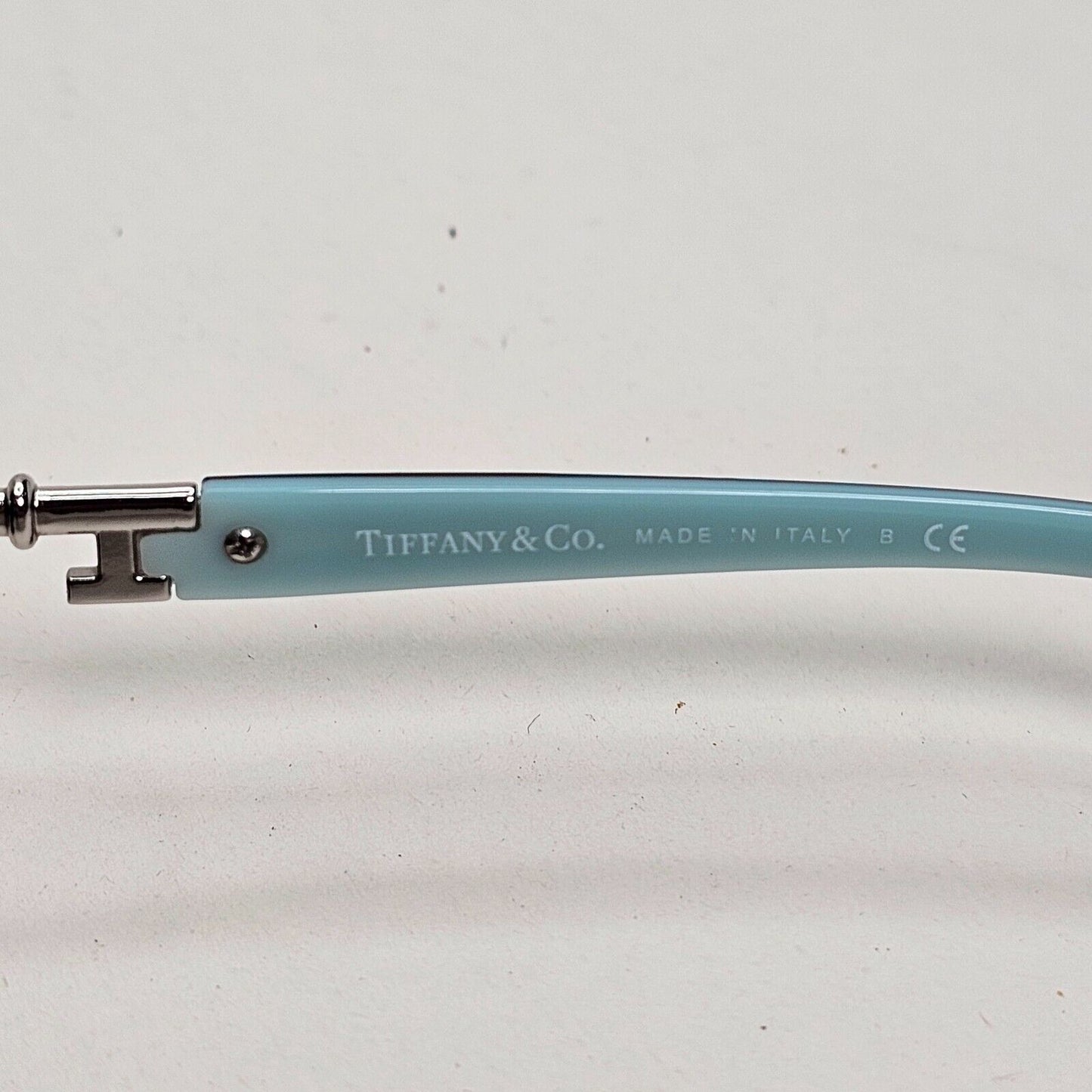 Tiffany & Co Sunglasses Crystal Keys Black Silver Large TF 4055-B 8001/4L 131024