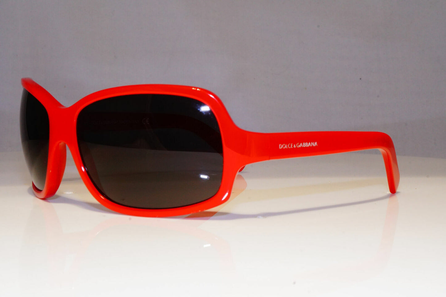 Authentic DOLCE & GABBANA Boxed Vintage Sunglasses Red Square DG 418 M57 25844