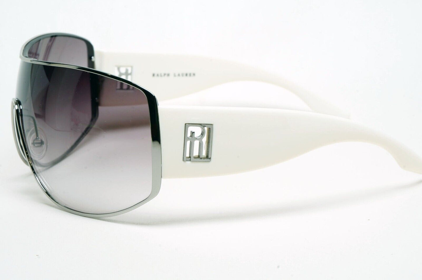 Ralph Lauren Sunglasses 2006 Vintage Grey White Shield RL 1521/S DJUO0 211124