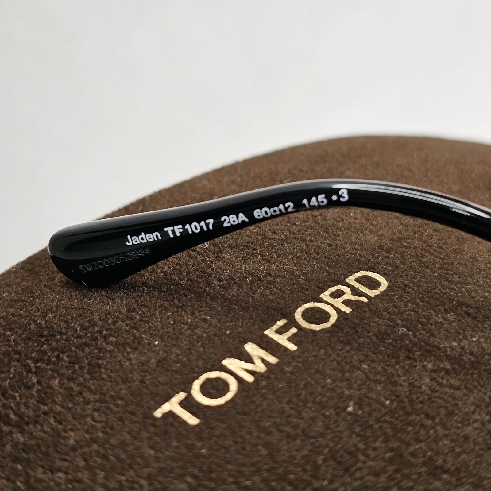 Tom Ford Sunglasses Jaden Gold Grey Metal Pilot Square FT1017 TF 1017 28A