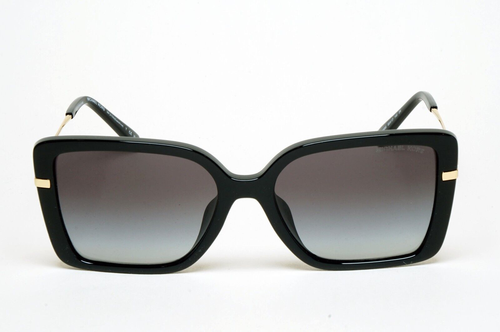 Michael Kors Sunglasses Black Gold Square Grey MK 2174U Castellina 3005/8G