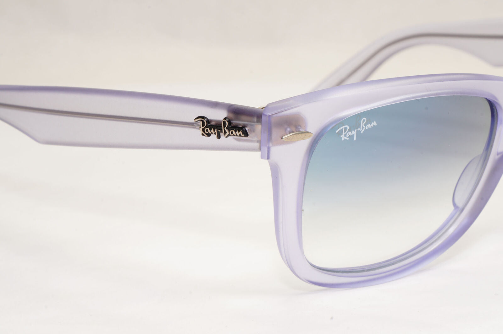 Ray-Ban Sunglasses Wayfarer Ice Pop Grape Transparent Blue RB 2140 6060/3F 50mm