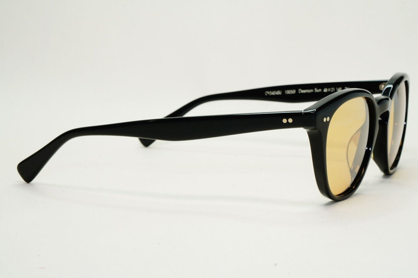 Oliver Peoples Desmon Sunglasses Black Yellow Mustard OV 5454SU 1005/0F 48mm