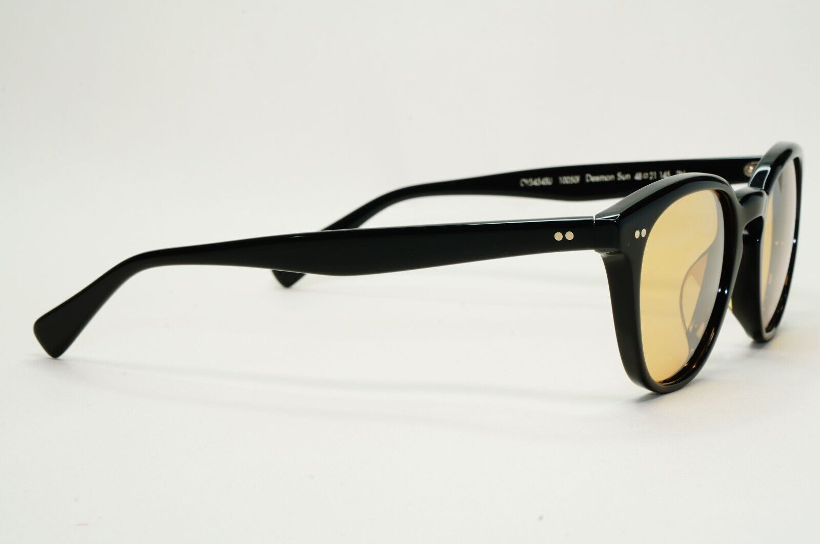 Oliver Peoples Desmon Sunglasses Black Yellow Mustard OV 5454SU 1005/0F 48mm