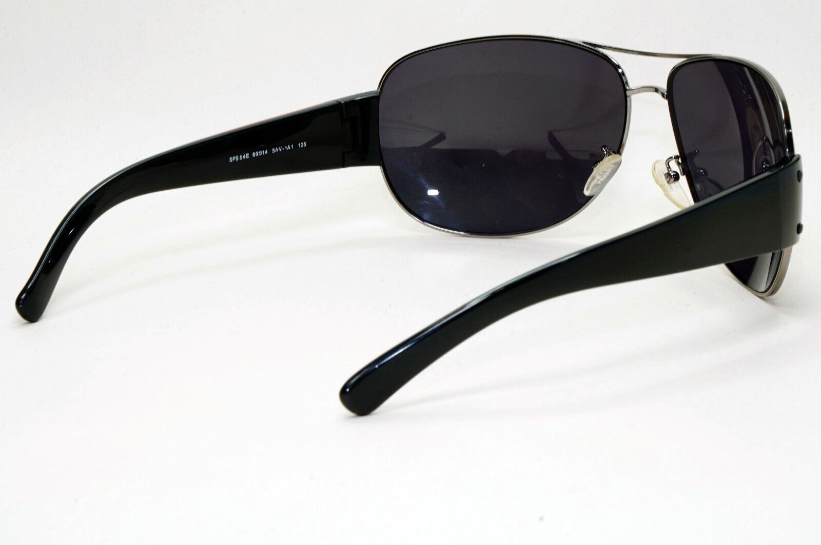 Prada Sunglasses 2004 Vintage Large Pilot Black PS54ES SPS 54E 5AV-1A1 021124