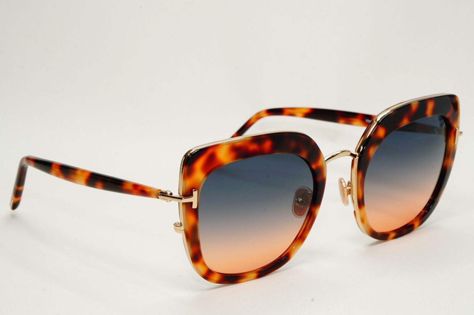 Tom Ford Sunglasses Virginia Brown Gold Havana Grey Gradient FT0945 TF 945 53P