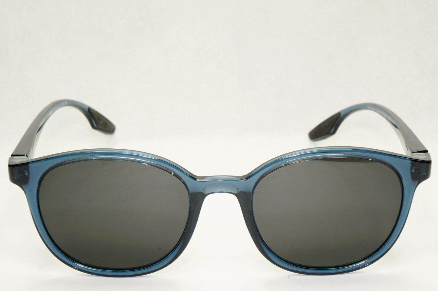 Prada Sunglasses Blue Avio Transparent Black Round PS03NV VPS 03N CZH-1O1 51mm