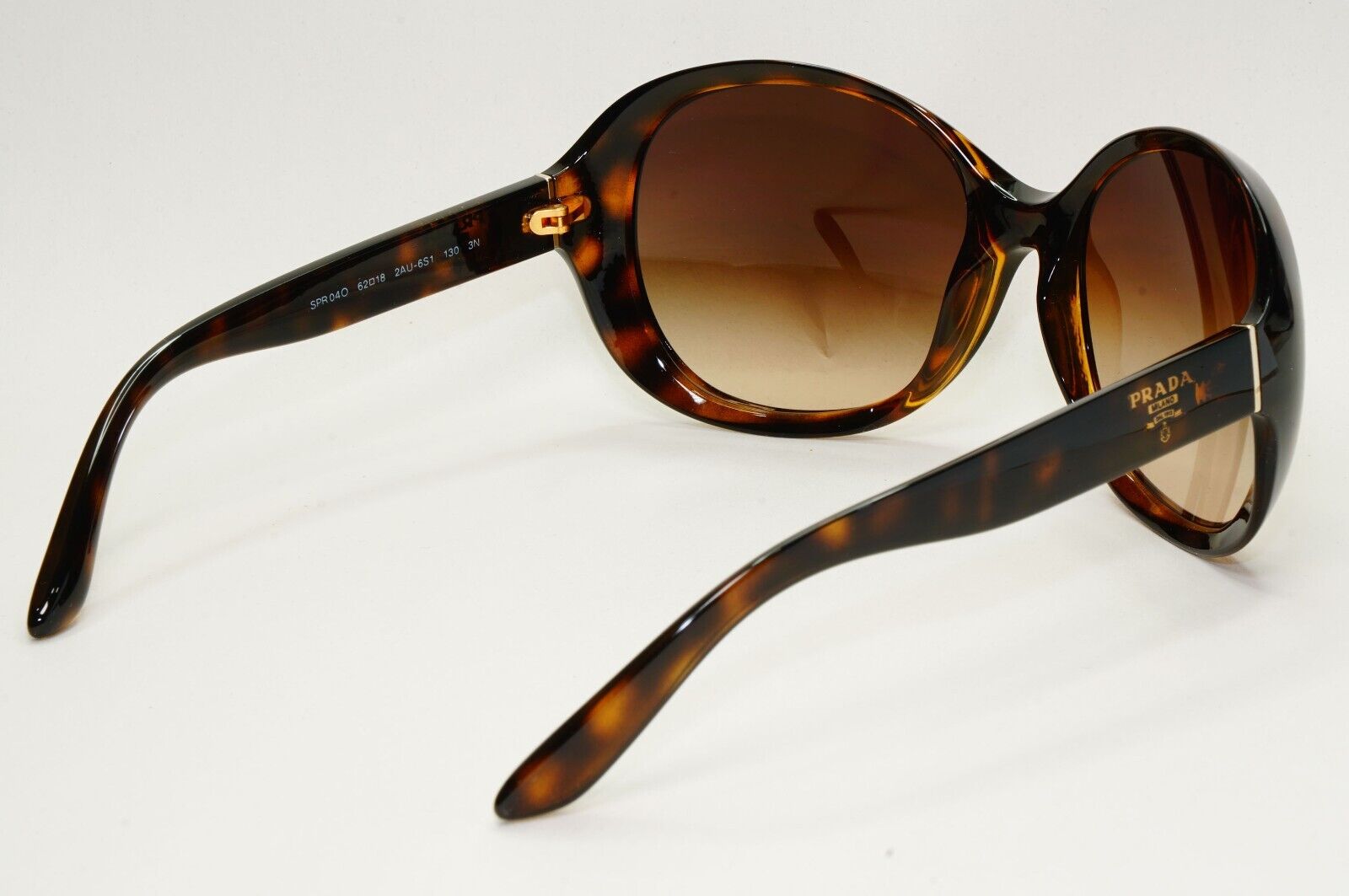 Prada Sunglasses 2012 Brown Tortoise Square Milano PR04OS SPR 04O 2AU-6S1