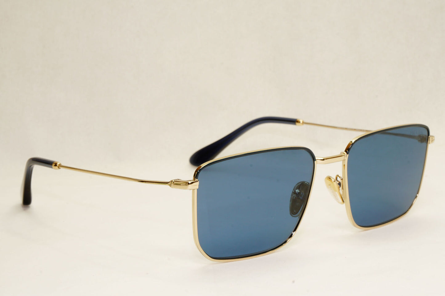 Prada Sunglasses Blue Gold Square Pilot Metal Navigator PR52YS SPR 52Y 02W-04P