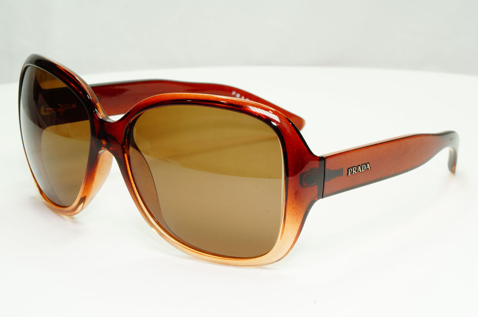 Prada 2012 Brown Sunglasses Square Large Transparent PR27MS SPR 27M GO5-6S1