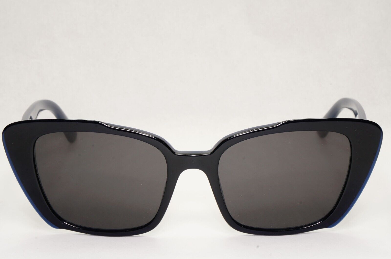 Prada Sunglasses Black Blue Square Fashion PR01YV VPR 01Y 08V-1O1 53mm
