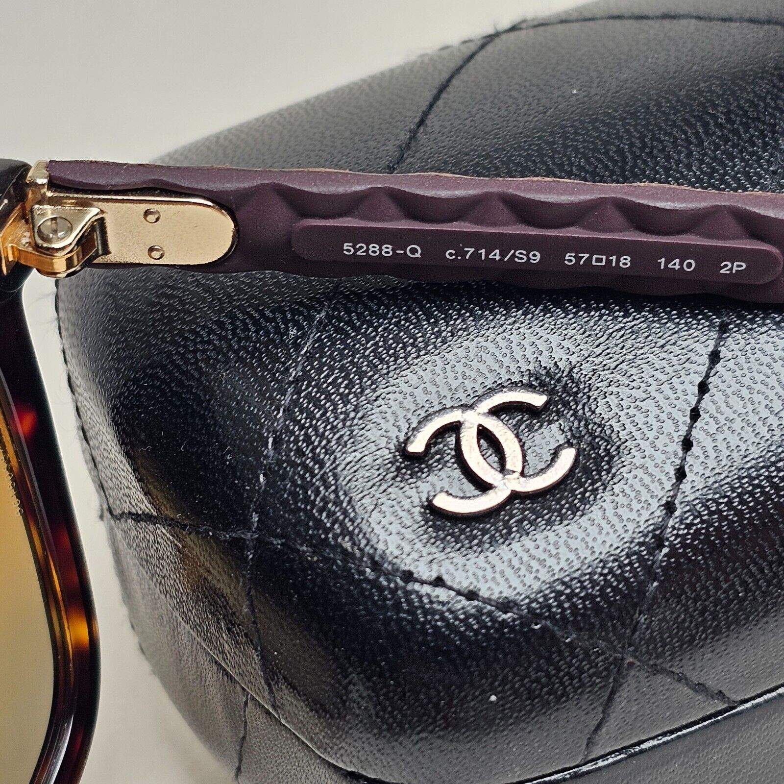 Chanel Sunglasses Polarized Brown Tortoise Gradient 5288-Q c.714/S9 57mm 261124