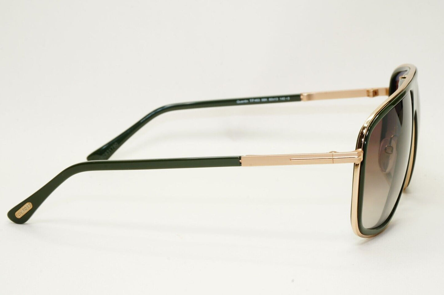 Tom Ford Sunglasses Quentin Green Gold Brown Gradient Square FT0463 TF 463 98K a